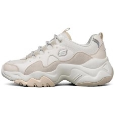 Skechers D'Lites 3.0 Low Chunky Shoes White Women's 39
