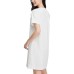 Skechers SS24 Short-Sleeved Dresses Women's Marshmallow White Белый, L