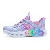Skechers Hands Free Slip-Ins Slip-Resistant Cushioning Wear-Resistant Kids Lifestyle Shoes Silver Purple Teenagers Lavender/Multicolor, 30