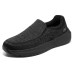 Skechers Cushioning, Wear Resistant Low Top Casual Shoes Men's Black Черный, 42