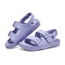Skechers Rubber Sole Slip-Resistant Slide Slippers Women's Purple 36