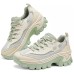 Skechers Street Anti-Slip Wear-Resistant Low-Top Chunky Sneakers Women's Mint Green Зеленый, 38