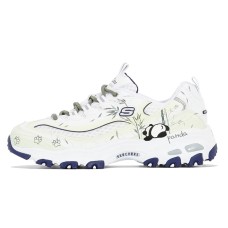Skechers D'LITES 1.0 Joy Lemon Anti-Slip Wear-Resistant Low-Top Chunky Sneakers Women's White Green Белый, 40