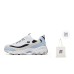 Skechers D'LITES 1.0 Anti-Slip Wear-Resistant Low-Top Chunky Sneakers Women's White Blue White blue, 36