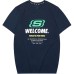 Skechers T Shirt Unisex Navy Blue Синий, L