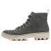Skechers Roadies Abrasion Resistant Coverage High Top Canvas Shoes Women's Charcoal Gray 36.5