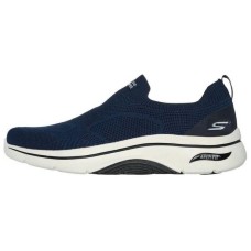 Skechers Anti Slip Wear Resistant Low Top Casual Shoes Men's Navy Blue Black navy blue/black, 42