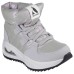 Skechers Uno Peaks Warm And Wear-Resistant Short Snow Boots Women's Silver Gray Silver Gray, 36.5