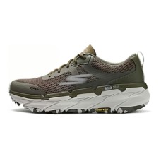 Skechers Cushioning Wear-Resistant Low-Top Running Shoes Men's Taupe Taupe Olive, 40