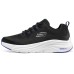 Skechers Vapor Foam Casual Shoes Men Low-Top Black/White/Blue Black White Blue, 42