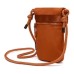 Skechers Fabric Cell Phone Pouch, Shoulder Bag, Crossbody Bag Regular Unisex Tan Бежевый