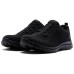 Skechers Cushioning Slip Resistant Low Top Casual Shoes Women's All Black Черный, 35.5