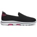 Skechers Go Walk 5 Loafers 'Black Pink Red' Women's 35