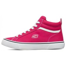 Skechers Anti-Slip Wear-Resistant High-Top Skateboard Shoes Women's Red Красный, 35