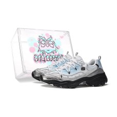 Skechers DLITES Da Vinci Custom, Box, Chasing Waves Anti Slip Wear Resistant Low Top Casual Shoes Men's Blue Black Blue Black, 43