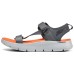 Skechers ON THE GO Beach Sandals Men's Gray Orange Charcoal Gray/Orange, 39.5