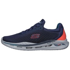 Skechers Arch Fit Cushioning, Slip Resistant, Abrasion Resistant, Breathable Low Top Casual Running Shoes Men's Blue 42