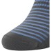 Skechers Ankle Socks Unisex 2 Pack 2 Pack (Gray/Black/043V), S