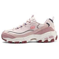 Skechers D'LITES 1.0 Cushioned Wear-Resistant Breathable Low-Top Casual Shoes Women's Pink Розовый, 36.5