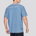 Skechers T Shirt Men's Crown Blue Floral Crown Blue/01P1, M