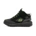 Skechers Monster Slip-Resistant Cushioning Wear-Resistant Mid-Top Kids' Running Shoes Black Green Teenagers 27.5