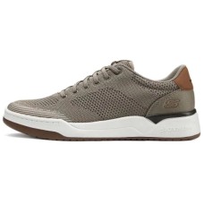 Skechers Cushioning Anti-Slip And Wear-Resistant Low-Top Casual Shoes Men's Taupe Серо-коричневый, 39.5