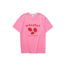 Skechers T-Shirts Unisex Sachet Pink/004C Sachet Pink/004C, XS