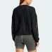 Adidas Originals DISTRESSED CREW SWEATSHIRT Sweater Women's Black Черный, XS