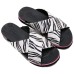 Skechers Rubber Sole Slide Slippers Women's Black White Черно-белый, 38