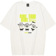 Skechers x XIAOHUANGREN,LIANMINGKUAN T Shirt Unisex Marshmallow White Marshmallow White-0074, 2XL
