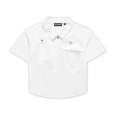 FILA FUSION Shirt Women's Oat Khaki Белый, 165/84A/M
