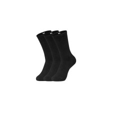 Skechers Mid Calf Socks Unisex 3 Pack Carbon Black 3-Pack (Carbon Black), S