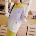 Skechers Colorful Sweatshirts Unisex Light Purple Gradient/03K3 Light purple gradient/03K3, XS