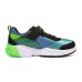 Skechers Wear-Resistant Slip-Resistant Casual Shoes Black/Green Teenagers 35