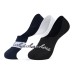 Skechers Colorful No-Show Socks Unisex 3 Pack 3 Pack (Moon Night Navy/White Black/032Z), S
