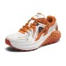 Skechers Cushioning Wear-Resistant Low-Top Casual Shoes Men's White Orange White Umber, 39.5