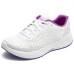 Skechers Cushioning Anti-Slip And Wear-Resistant Low-Top Running Shoes Women's Purple White Purple White, 36