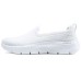 Skechers Go Walk Fle Cushioned Wear-Resistant Lightweight Low-Top Training Running Shoes Women's White Green White green, 39