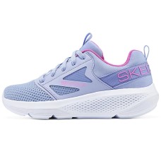 Skechers Anti-Slip Wear-Resistant Low-Top Kids' Running Shoes White Purple Kids' Белый Фиолетовый, 33
