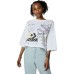 Converse Crop Tops Women's White Белый, L