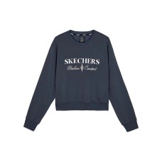 Skechers Sweatshirt Women's Ink Gray Ink Gray/00W5, M