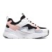 Skechers Slip-Resistant Cushioning Wear-Resistant Kids Lifestyle Shoes White Black Pink Kids' White Black Pink, 30