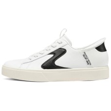 Skechers Court Classics Cushioning And Breathable Low Top Skateboard Shoes Women's White Black Черно-белый, 35.5