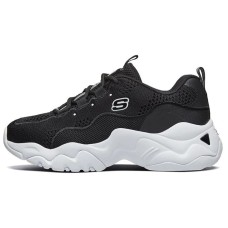 Skechers D Lites 3.0 Low Top Daddy Shoes Black Women's 35