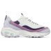 Skechers D'LITES 1.0 Anti-Slip Wear-Resistant Low-Top Chunky Sneakers Women's White Purple Белый Фиолетовый, 38