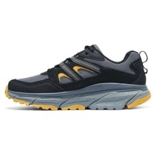 Skechers OUTDOOR Anti-Slip Wear-Resistant Low-Top Casual Shoes Men's Black Yellow Черно-желтый, 41