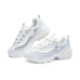 Skechers D'LITES 1.0 Cushioning Wear-Resistant Low-Top Casual Shoes Women's White Blue White blue, 37