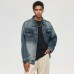 Jeep Denim Jacket Unisex Nostalgic Blue Синий, L