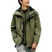 Skechers Hiking Waterproof And Windproof To Keep Warm Windbreaker Jacket Men's Khaki Green Khaki Green/016C, S