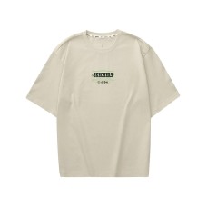 Skechers Sports Life Collection T Shirt Unisex Light Brown Light Brown/0046, S